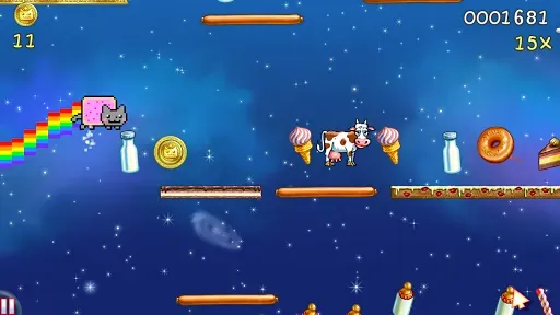 Скриншот 1 — Nyan Cat: Lost In Space
