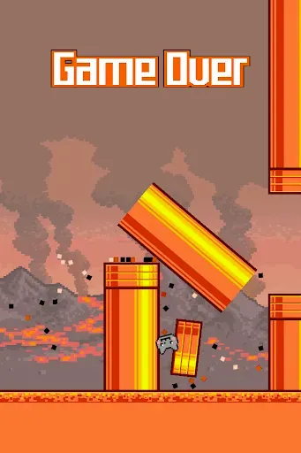 Скриншот 4 — Flappy Nyan: flying cat wings