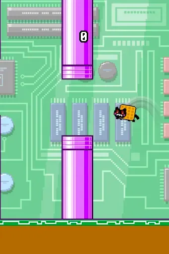 Скриншот 5 — Flappy Nyan: flying cat wings
