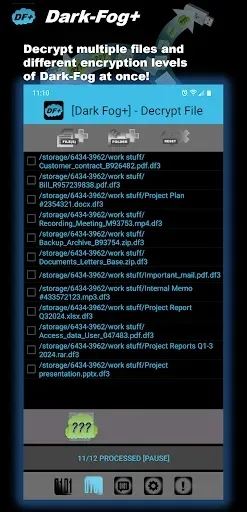 Скриншот 3 — DarkFog+ |Easy File Encryption
