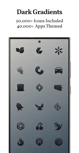 Скриншот 2 — Dark Shapeless Icon Pack