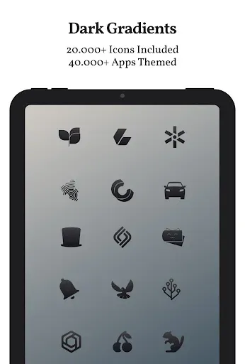 Скриншот 6 — Dark Shapeless Icon Pack