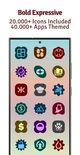 Скриншот 2 — Expressive Night Icon Pack