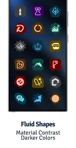Скриншот 3 — Expressive Night Icon Pack