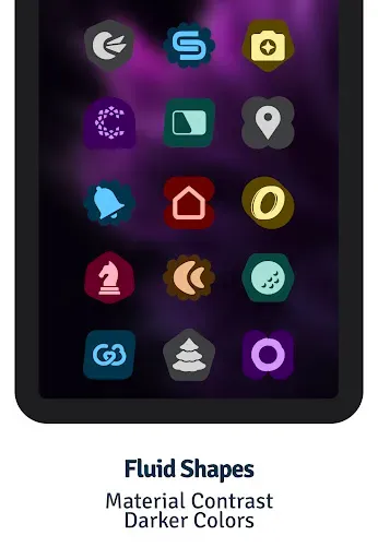 Скриншот 6 — Expressive Night Icon Pack