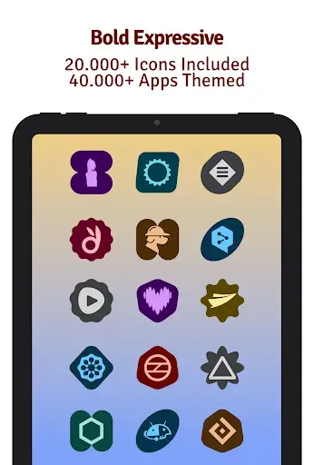 Скриншот 7 — Expressive Night Icon Pack