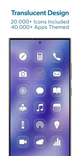 Скриншот 2 — iGlass OS 26 Icon Pack