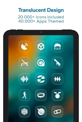 Скриншот 7 — iGlass OS 26 Icon Pack