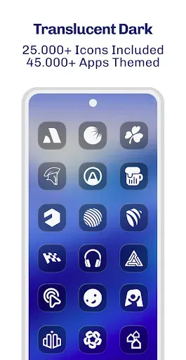 Скриншот 2 — iGlass Dark OS 26 Icon Pack