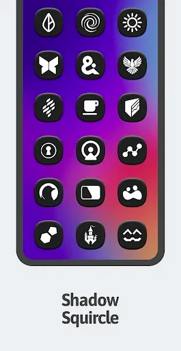 Скриншот 3 — One 3D Dark Icon Pack