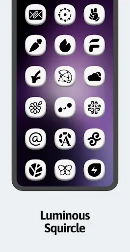 Скриншот 3 — One 3D White Icon Pack