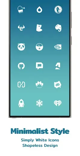Скриншот 3 — Simply Minimal White Icon Pack