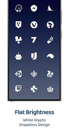 Скриншот 3 — White Moonlight Icon Pack