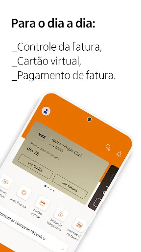 Скриншот 1 — Itaú: Cartões de crédito