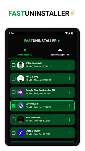 Скриншот 6 — Uninstaller: Fast Uninstall