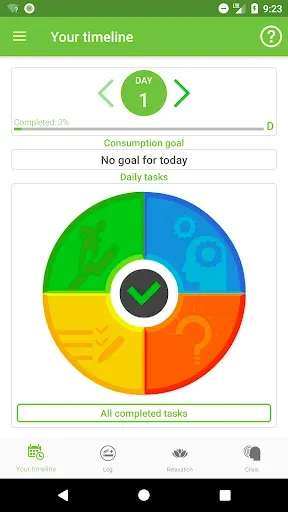 Скриншот 1 — Stop Tobacco. Quit Smoking App