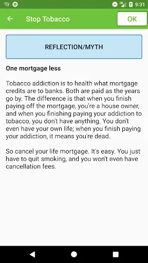 Скриншот 7 — Stop Tobacco. Quit Smoking App