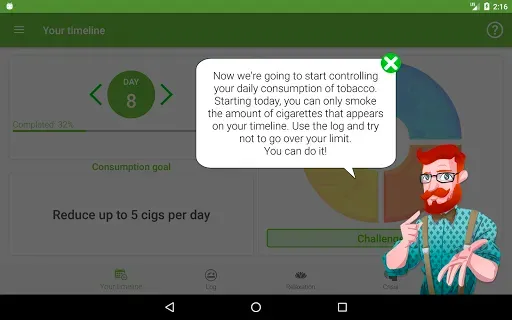 Скриншот 8 — Stop Tobacco. Quit Smoking App