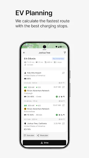 Скриншот 2 — A Better Routeplanner (ABRP)