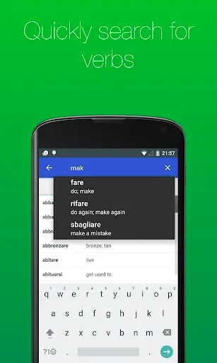 Скриншот 3 — Italian Verb Conjugator Pro