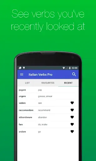 Скриншот 7 — Italian Verb Conjugator Pro