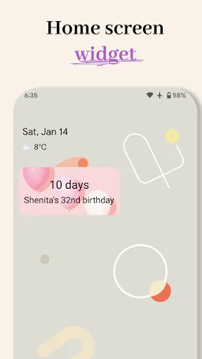 Скриншот 2 — Countdown - Days Until
