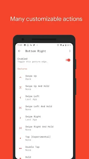 Скриншот 3 — Vivid Navigation Gestures