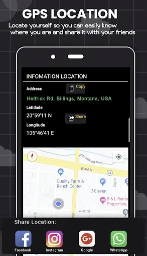 Скриншот 3 — Digital Compass for Android
