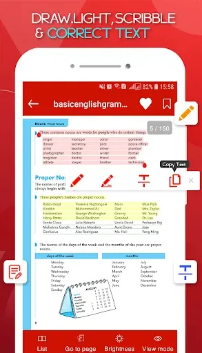 Скриншот 1 — PDF Reader for Android