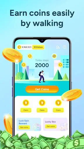 Скриншот 1 — WalkStep:Tracker & Reward