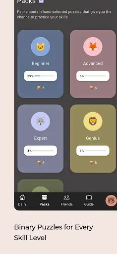 Скриншот 4 — Rumba: Daily Binary Puzzle