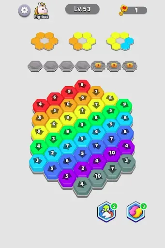 Скриншот 6 — Bee Out - Hexa Away Puzzle