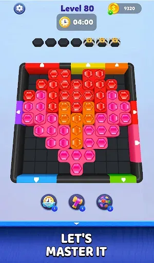 Скриншот 4 — Hexa Block Jam: Color Puzzle