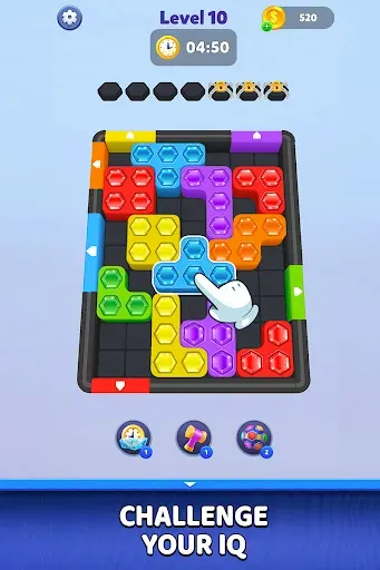 Скриншот 7 — Hexa Block Jam: Color Puzzle