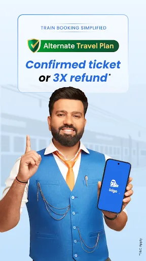 Скриншот 1 — ixigo Train, Bus, Metro Ticket