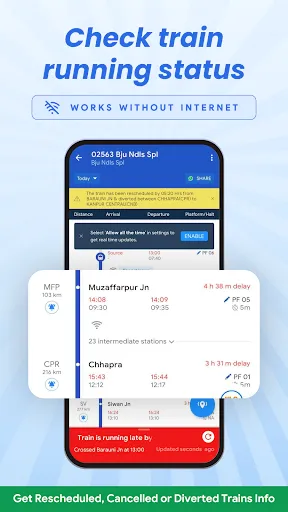 Скриншот 3 — ixigo Train, Bus, Metro Ticket