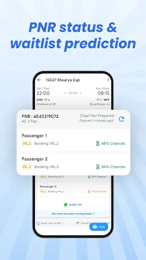 Скриншот 4 — ixigo Train, Bus, Metro Ticket