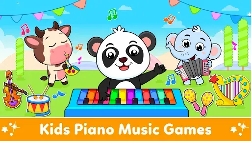 Скриншот 1 — Игры с пианино для детей 2-5