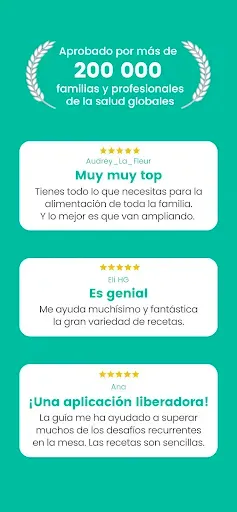Скриншот 2 — Peque Ideas recetas para niños