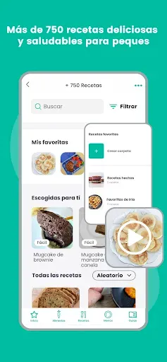 Скриншот 3 — Peque Ideas recetas para niños