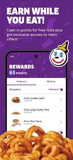 Скриншот 2 — Jack in the Box® - Order Food
