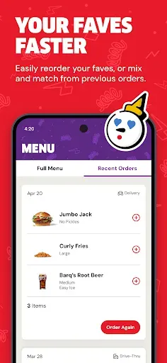 Скриншот 5 — Jack in the Box® - Order Food