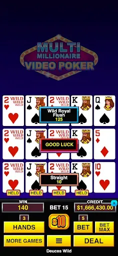 Скриншот 8 — Multi Millionaire Video Poker