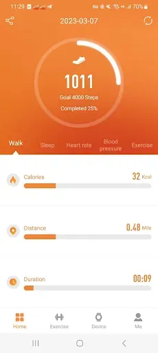 Скриншот 1 — JYouPro - Fitness Tracker