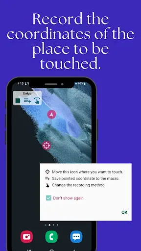 Скриншот 1 — Touch Macro Pro - Auto Clicker