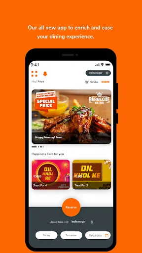 Скриншот 1 — Barbeque Nation-Buffets & More