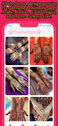 Скриншот 3 — Gol Tikki Mehndi Design Simple