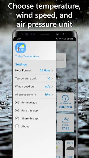 Скриншот 4 — Temperature Today: Weather App