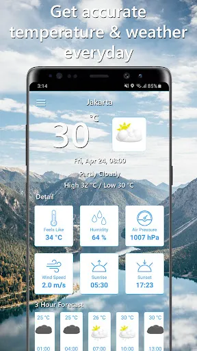 Скриншот 5 — Temperature Today: Weather App