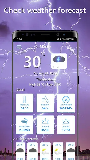 Скриншот 7 — Temperature Today: Weather App